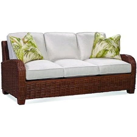 Tropical Wicker Sofa